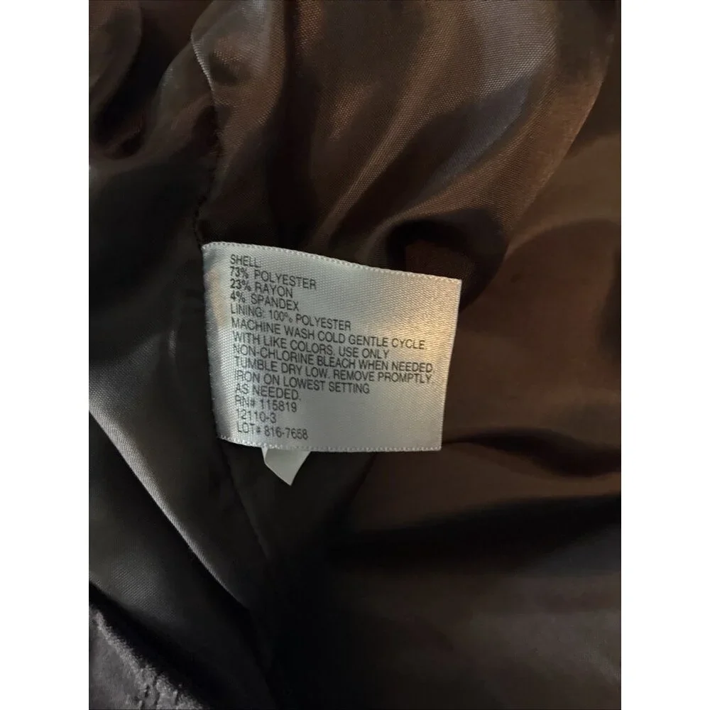 Worthington Womens Pencil Skirt Brown Career Office Stretch Size 14